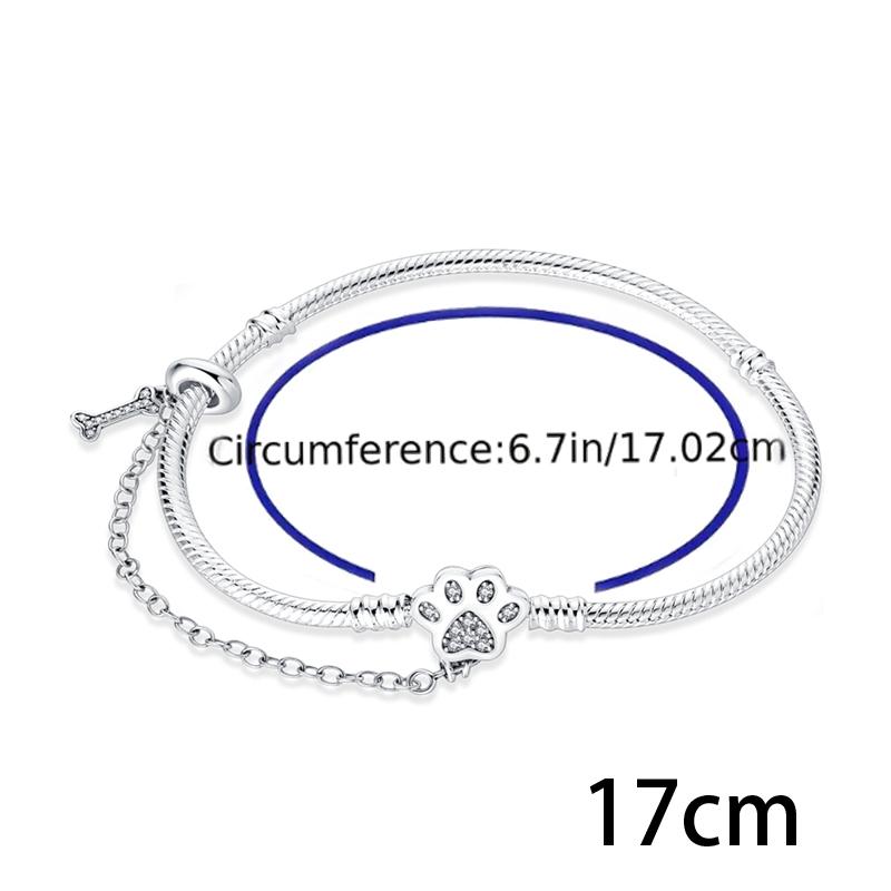 Copper Loving Dog Bead Charms Dog Paw Charm Bead Charms Compatible With Brand 3mm Authentic Bracelets Fine Do It Yourself Women Jewellery Gift