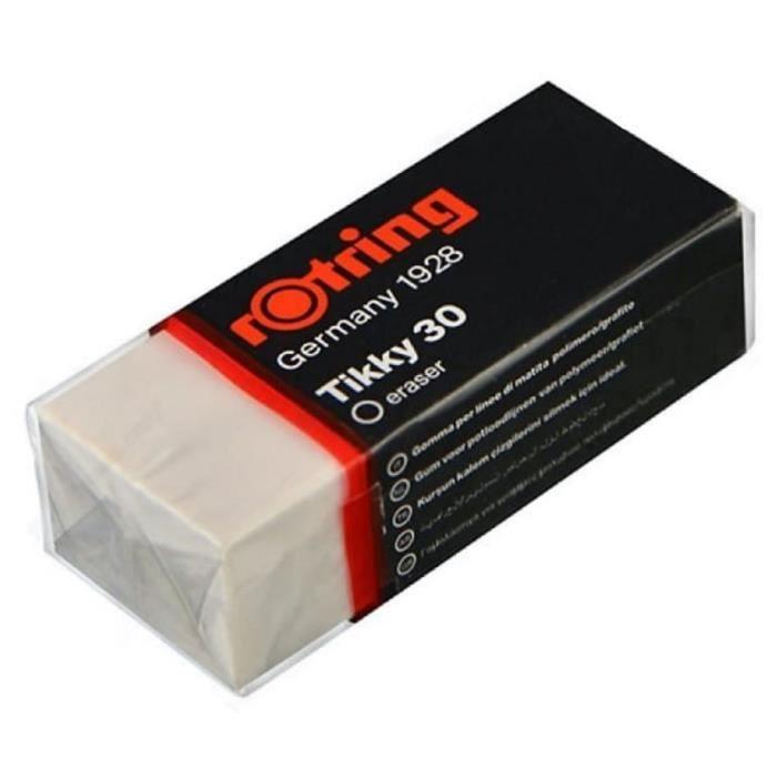 Gomme crayon - ROTRING - Tikky 30 - Ergonomique - Précision - Design moderne