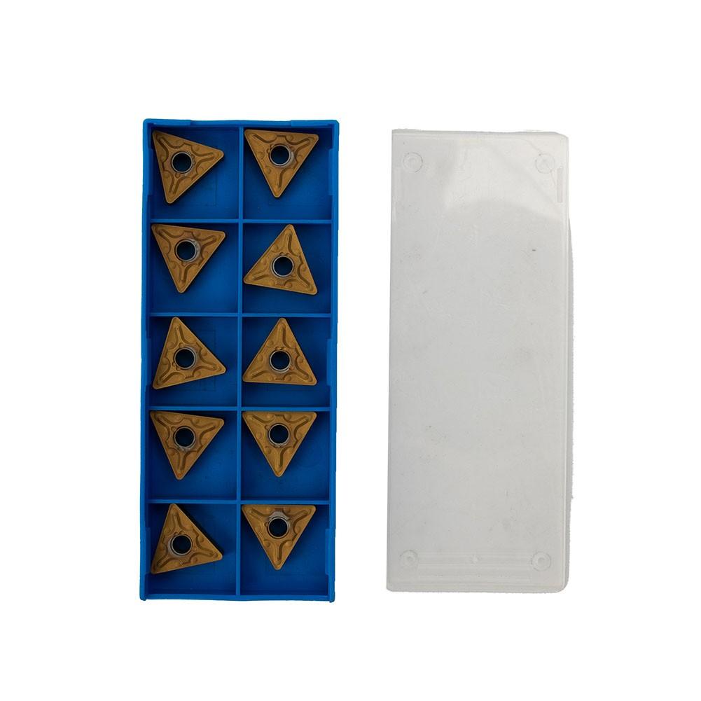 10 Stück Goldene TNMG160408 MA Hartmetall-Wendeschneidplatten Drehbank-Drehwerkzeug Schneiden CNC-Klinge