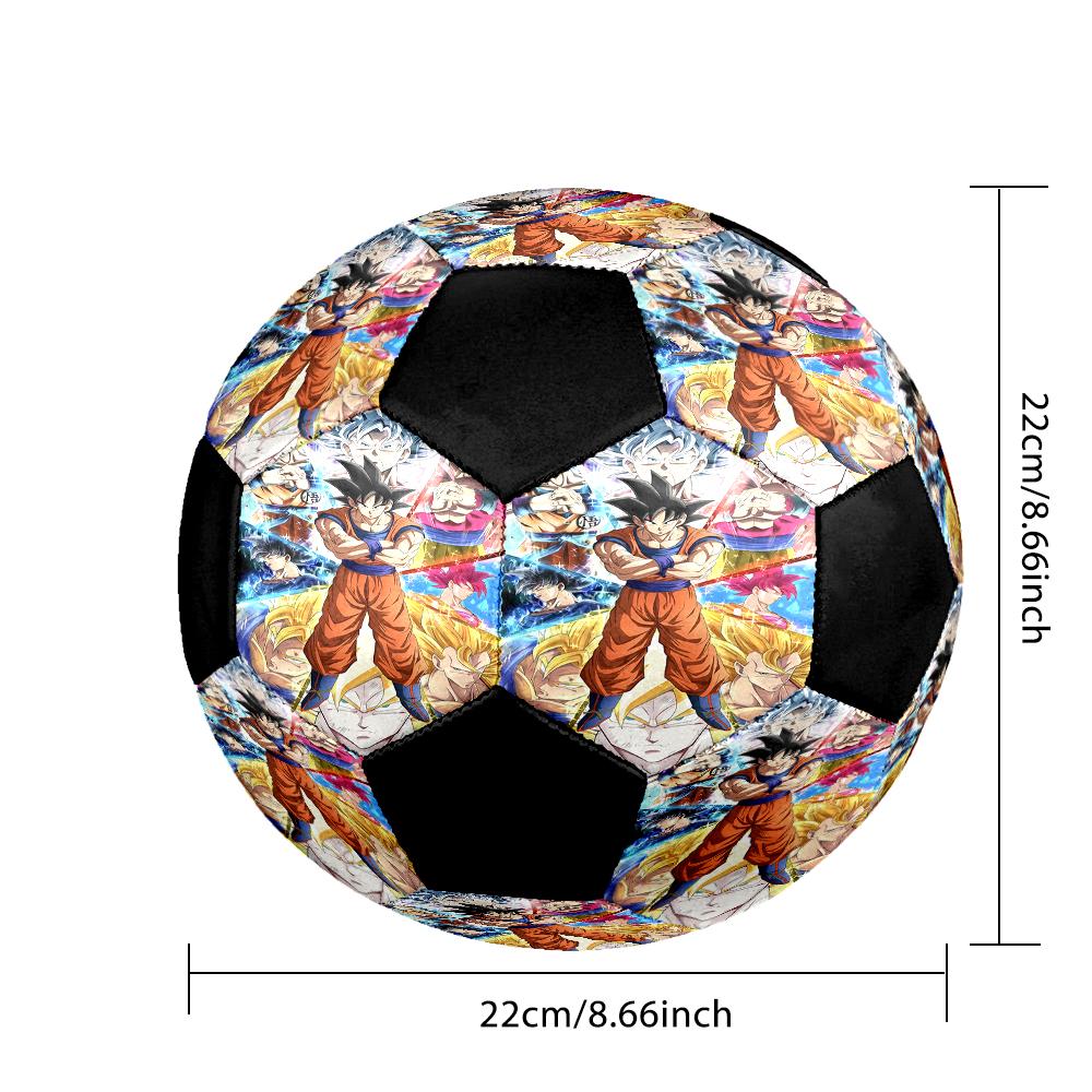 Dragon Ball Indoor Soccer Ball Colorful Machine Stitched PVC Size 5 Team Training Competition Ready Durable High-Bounce Cool Sports Gift