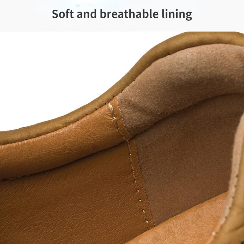 Ανδρικά παπούτσια από γνήσιο δέρμα Classic Lace Up Outdoor Casual Shoes 39-44