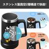 Livole Vacuum Insulated Beer Stainless Perfect Gift for Dishwasher Beer Ice Black Mug, 0.7L, Steel, Men, Birthday, Father's Day, Cold/Hot Insulation,