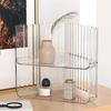 3 pièces Étagère de rangement d'angle transparente Grande capacité Étagère de rangement pour tasses à eau Dortoir