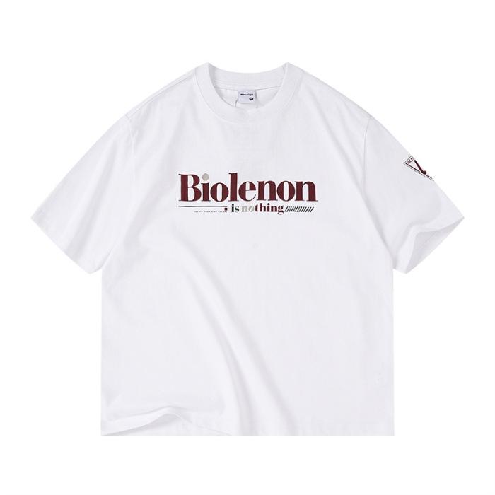 Updated Summer Short-sleeved Mens T-padded Pure Cotton Heavy Comfortable Fit Shoulder-down Round Neck T-shirt Short-sleeved M