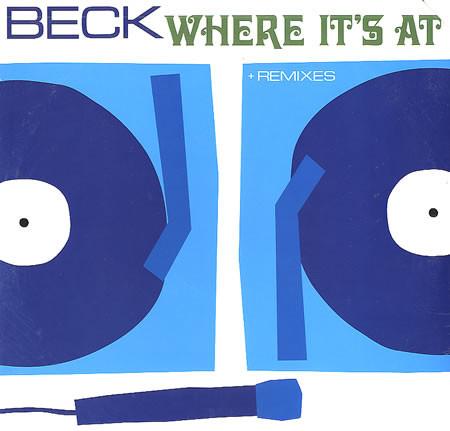 

12inch Record BECK - Where It s At + Remixes DGC1222214 DGC 1996 US Rock Used