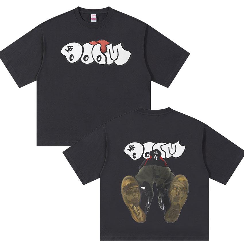 Pánské grafické tričko Rapper MF Doom 2025 Madadvillain Metal Face s krátkým rukávem a letním potiskem ze 100% čisté bavlny