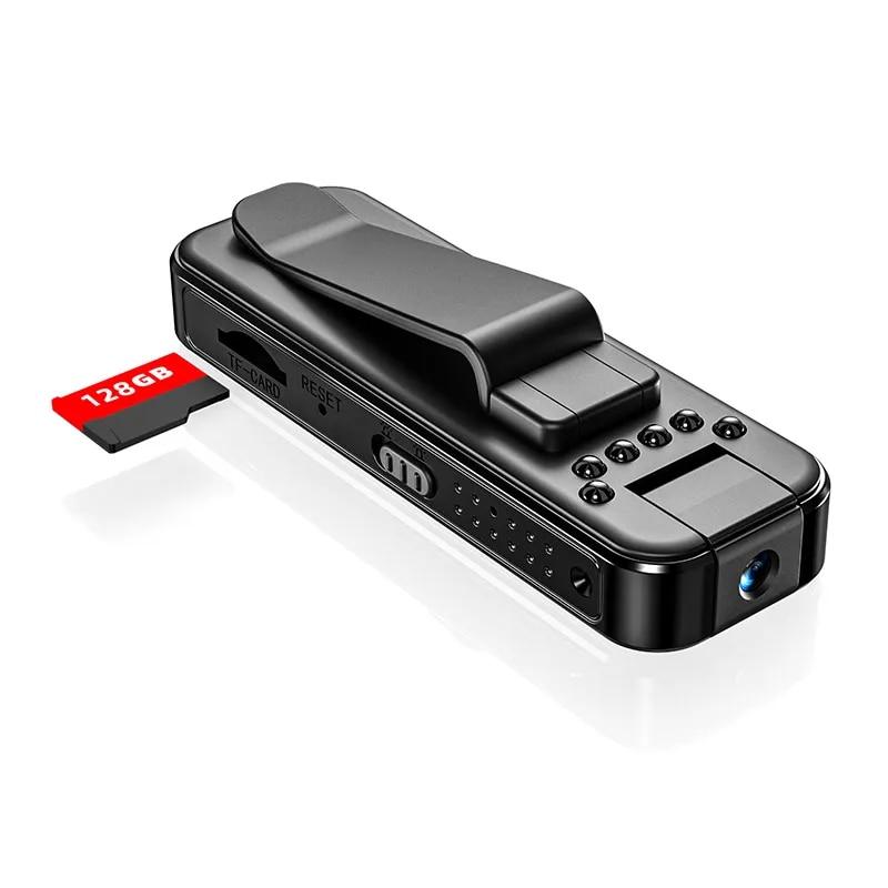 HD 1080P Mini-Kamera Tragbarer kleiner digitaler Videorecorder Polizei BodyCam Infrarot-Nachtsicht-Miniatur-Camcorder