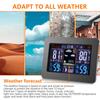 PDTO Weather Station Wireless Thermometer Hygrometer Digital Desk Alarm Clock