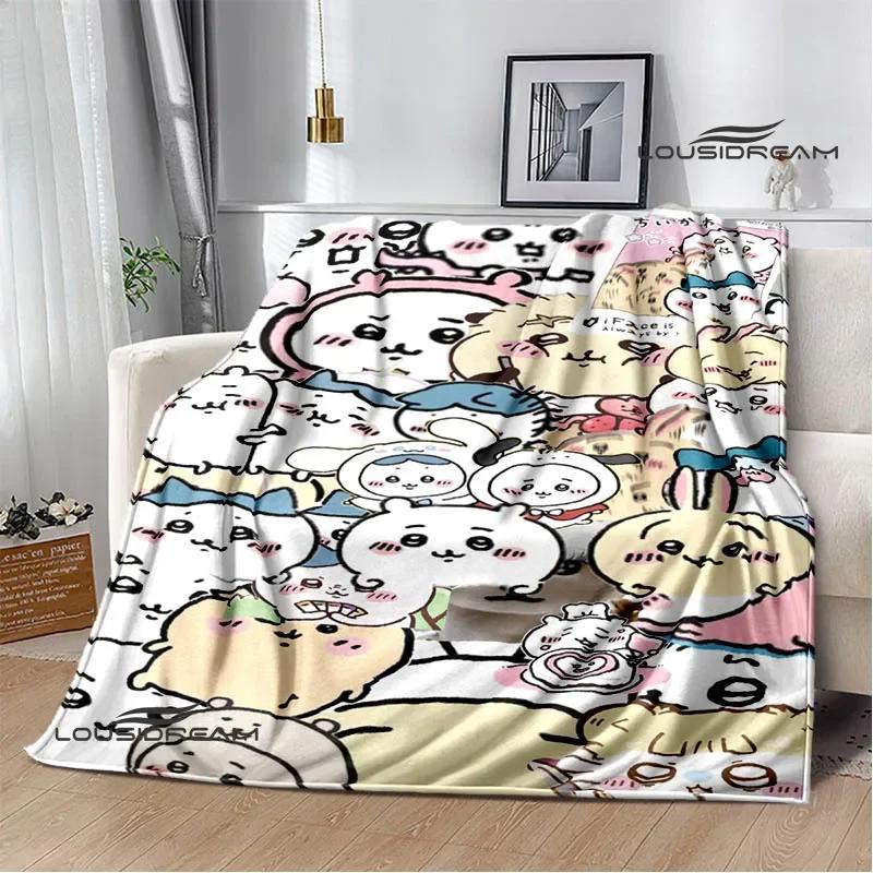3D Cute C-Chiikawas Printed Blanket Flannel Warm Blankets Soft and Comfortable Blanket Bed Linings Cubre Cama Birthday Gift