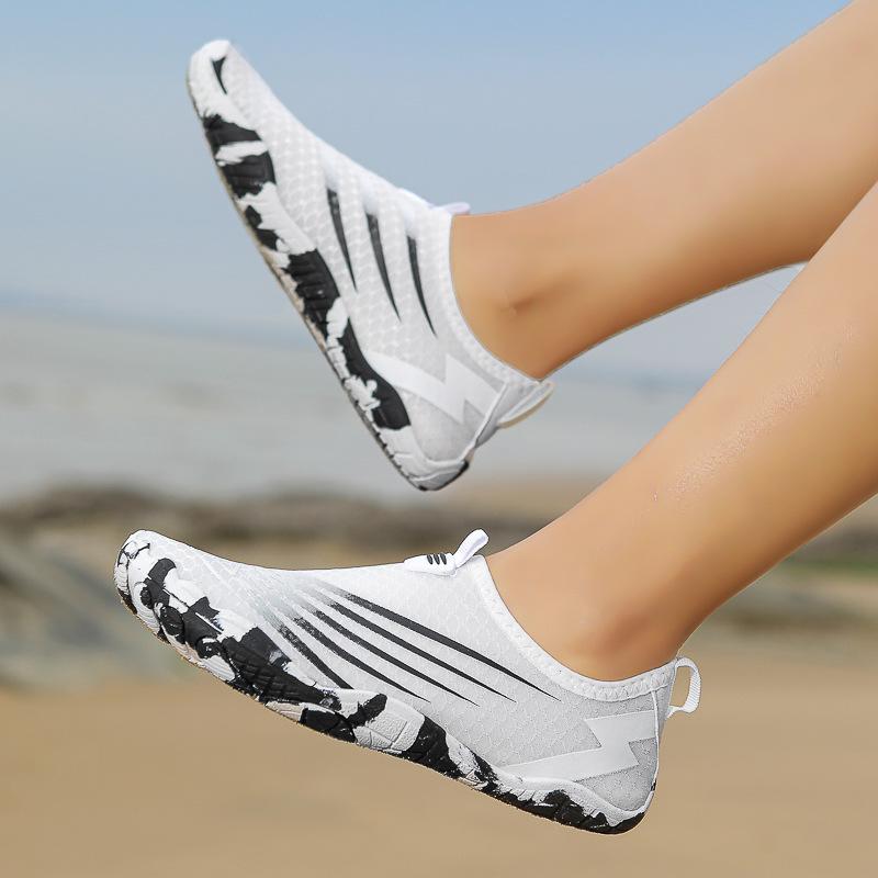 Unisex Non-Slip Quick-Dry Beach Shoes - Breathable, Soft Sole, Cut-Resistant for Wading & Swimming