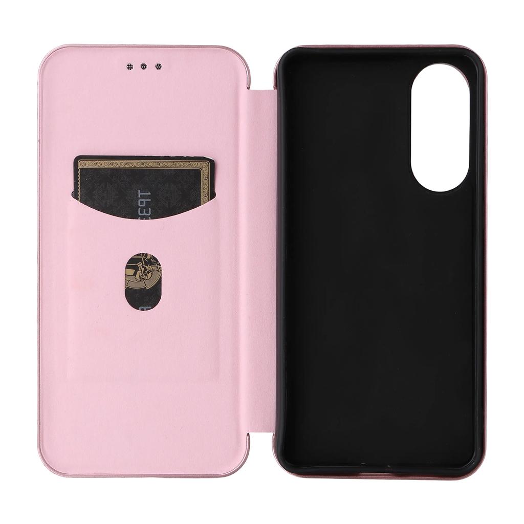 Para Samsung Galaxy S25 Capa Edge Textura de Fibra de Carbono À Prova de Quedas Couro PU Capa de Telefone