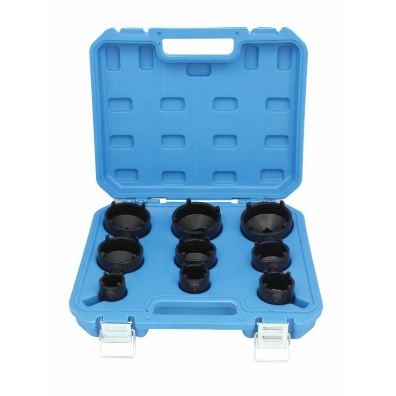 Super Merchant Satra Set Dopsleutels Voor Ge Groovede Moeren 9 Stuks