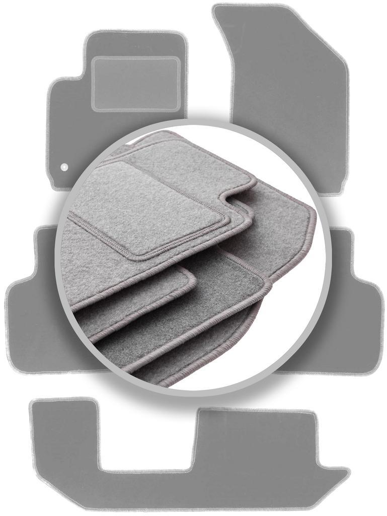 Graue Automatten für: Fiat Freemont 7-Sitzer (2011-2016)