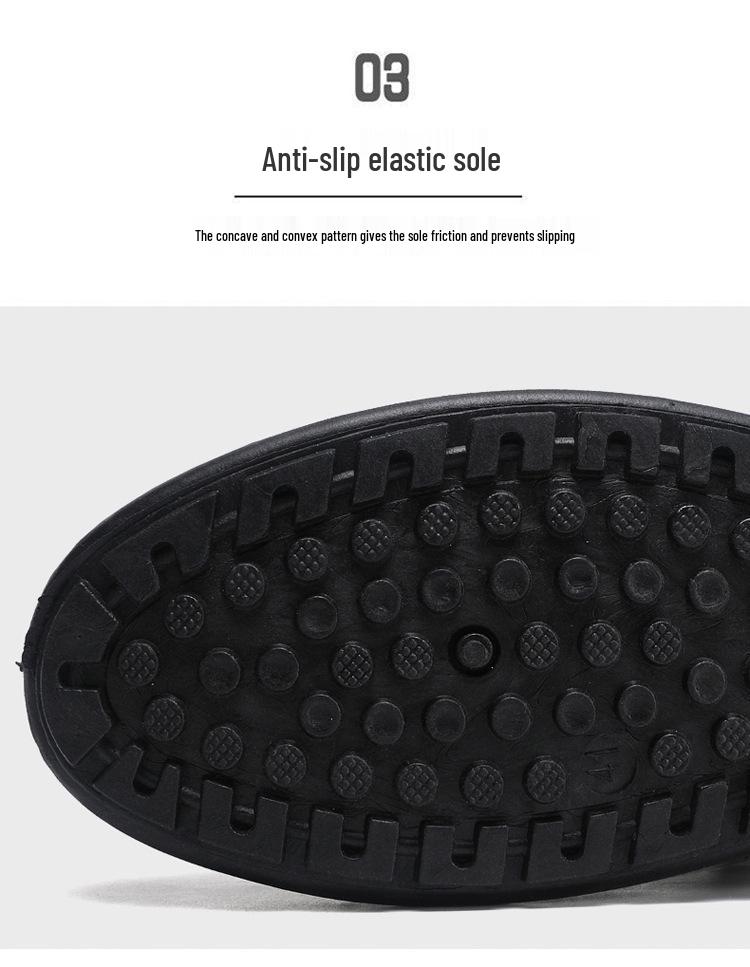 Men's Plus Size Mesh Slip-On Closed-Toe Summer Slippers