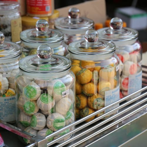 LEDMOMO 3L Glass Canister with Mason Jar Lid Kitchen Canister Food Storage Container Cylinder Bottle for Canned Grain Sugar Tea Coffee Transparent