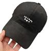 Letter Embroidered Baseball Cap Women'S Versatile Face Small Soft Top Cap Wide Brim Big Head Circumference Deep Top Hat