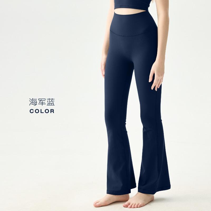 No size yoga flared pants women's high waist hip yoga clothes fitness average size no micro-pull yoga pants