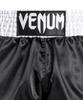 Muay Thai Shorts Classic // Venum Venum Kick Pants, Boxing Trunks, Sportswear, Training, Martial Arts (Black x White x White, X-Large)