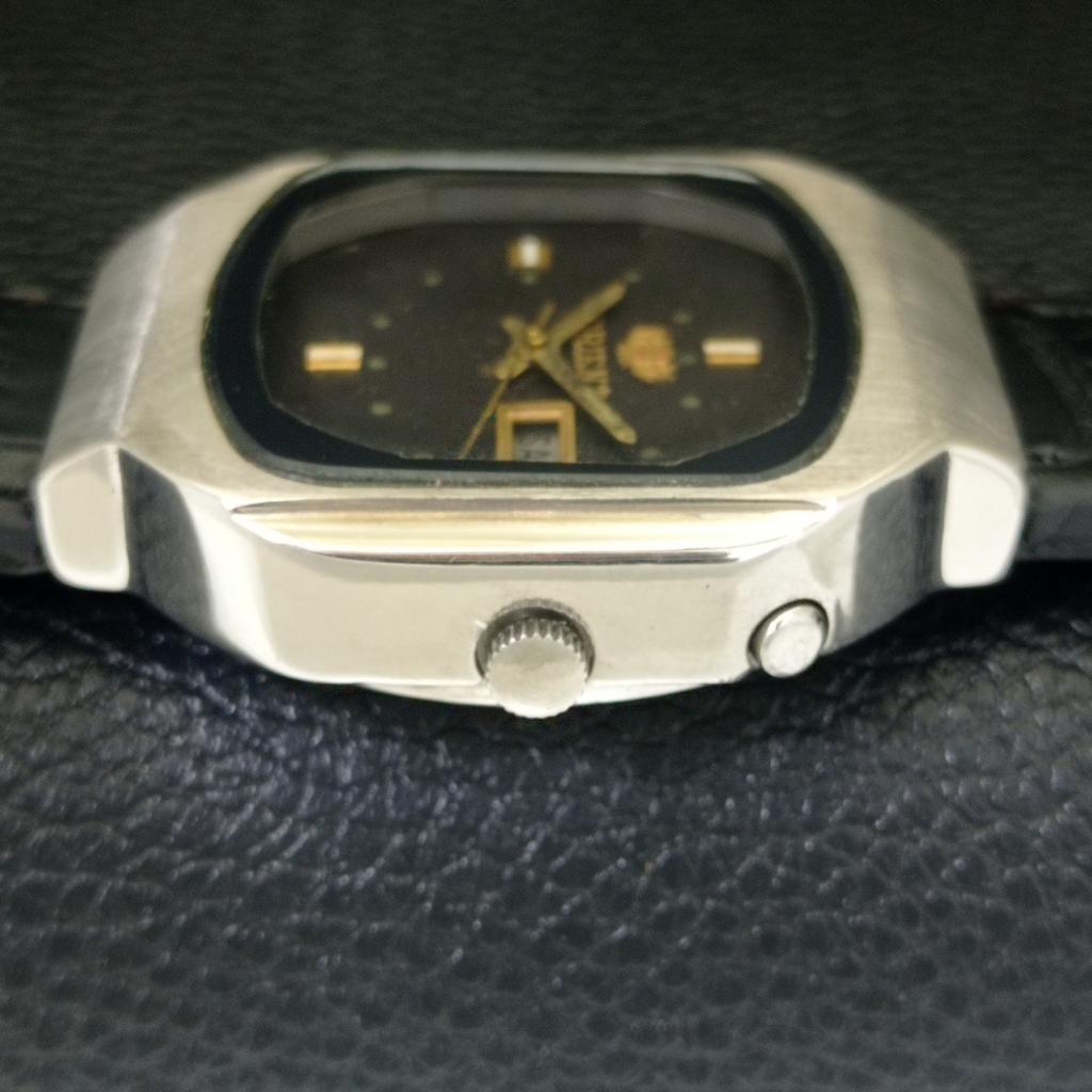 ORIENT AUTOMATIC 46941 JAPAN MENS VINTAGE ORIGINAL DIAL WATCH a703454-1