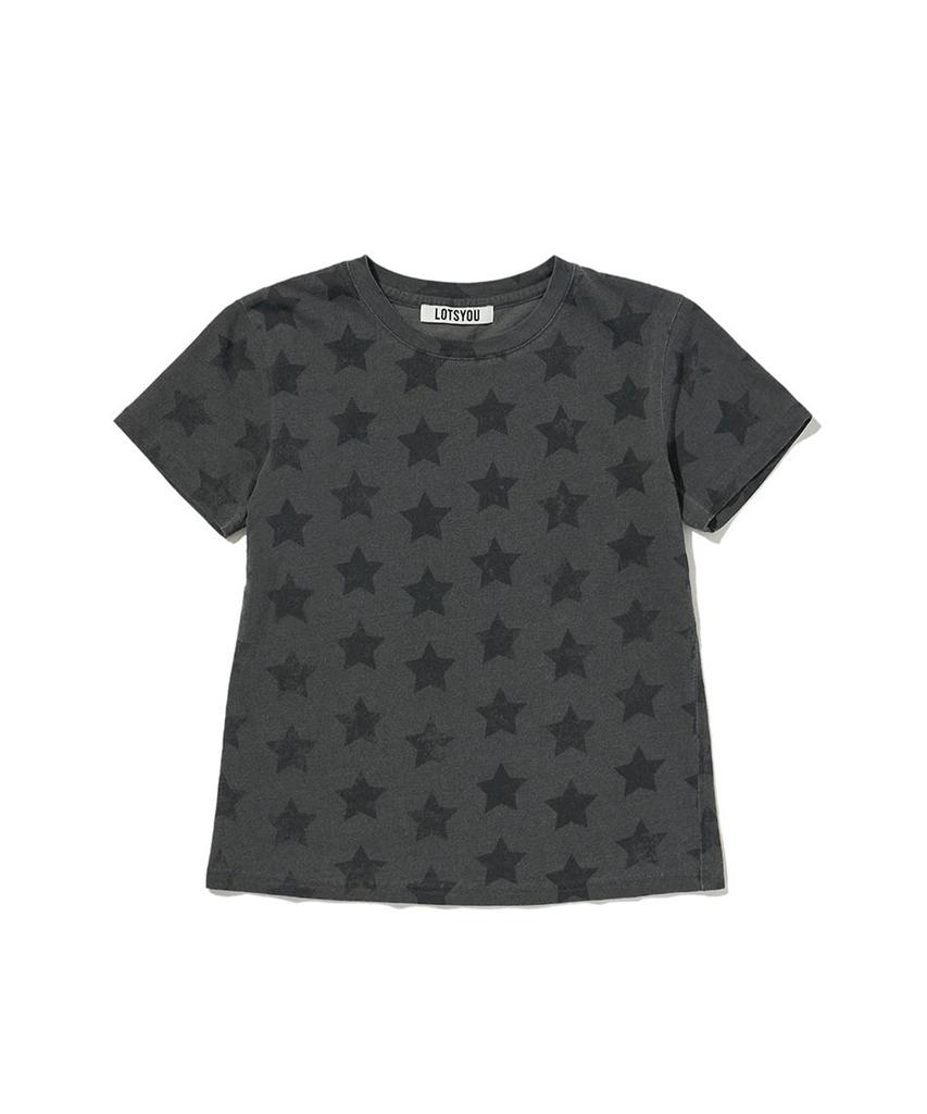 LOTSYOU Lotsyou_Bella Vintage Star Tee Charcoal