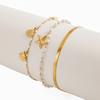 Yori Ocean Style Starfish Shell Three Layer Chain Bracelet 18K PVD Plated Summer Daily Jewelry Hypoallergenic for Women
