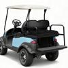 Golf Cart Front Seat Cushion Front Seat Back and Seat Bottom Cushion Replacement Assembly for EZGO Medalist TXT 1994-2013 Models