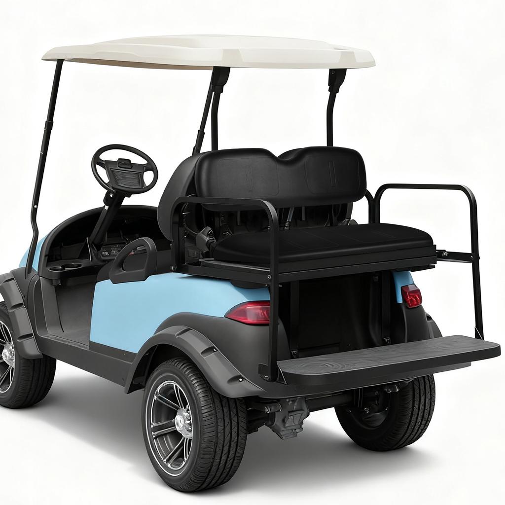 Golf Cart Front Seat Cushion Front Seat Back and Seat Bottom Cushion Replacement Assembly for EZGO Medalist TXT 1994-2013 Models