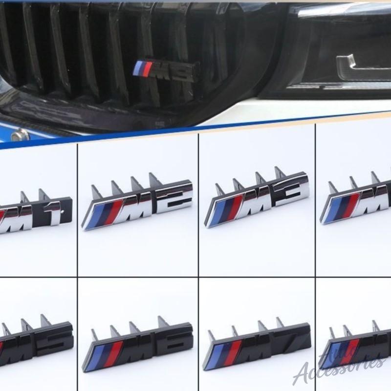 3D ABS M Sport Car Styling Front Grille Emblem Badge Modification Accessories for BMW M E46 E36 E60 E90 F30 G20 X5 1 X2 X3 M3 M6 AS4