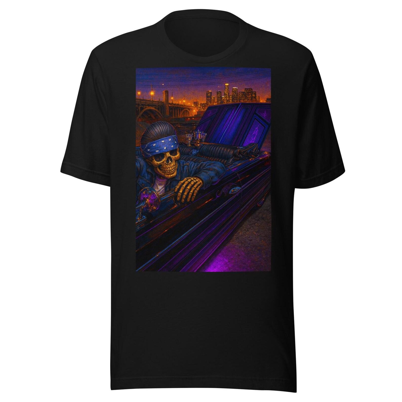 Lowrider Skull Neon Unisex t-shirt M