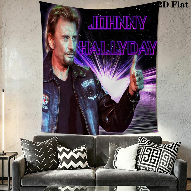 Live Performance Acoustic Guitar Showcase Tapestry Fashion Print Wallmounted Christmas Gift Home Decor Background Cloth