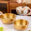 Hammered Wash Basin Large Capacity Washing Basket New Soup Bowl  Vegetable