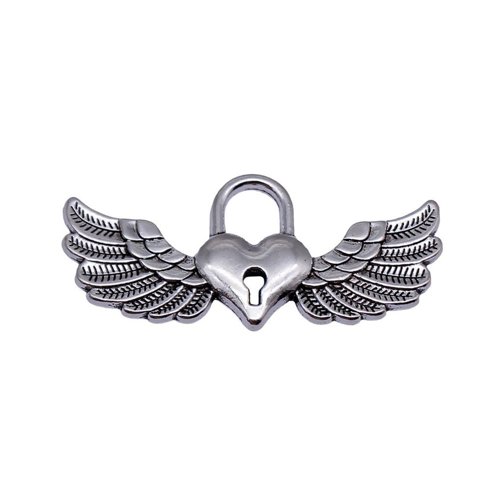 Feather Wing Charms Antique Alloy Pendants For Bohemian Jewelry Making
