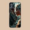 Dragon Queen Matte TPU Mobile Phone Case for Huawei P60 P50 P40 P30 P20 P10 P9 P8 Pro Lite Plus Colorful Printing Cover