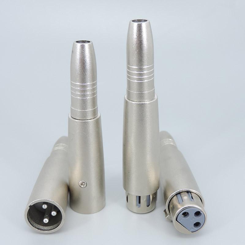 Microphone 3 Pin XLR Male Female Plug to 1/4 Inch 6.35mm 6.5mm Mono Female Jack Connector Audio Cable Mic Adapter AGood product