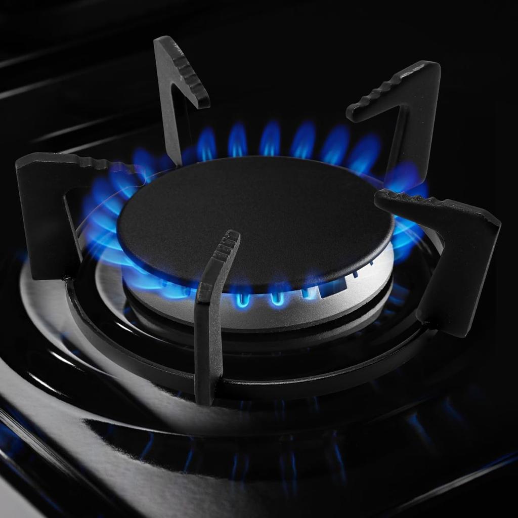 STOBAZA Cast Iron Gas Stove Rack, 7.5-inch, Non-Slip Pot Support Holder, Cookware Stabilizer, Stove Bracket for Home Gas Stoves, Grills, and BBQs