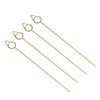 40 PCS Floral Card Holder Picks Gold Cone Shaped Gift Card Bouquet Holders for Photos Memo 150MM