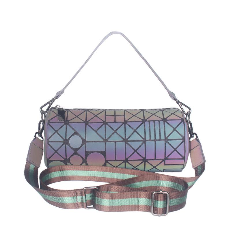 

Модные женские сумки Новая сумка через плечо Модная сумка-цилиндр Геометрическая ромбовидная сумочка