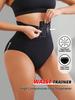 Flarixa High Waist Shapewear Tummy Control Adjustable 2 Level Closure Butt Lifter Seamless Briefs Body Faja Curve Control