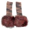 MISSONI [Good Condition] Fox fur x knit tube top with arm covers/ tops * There is no size description. Red seriesUsed