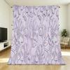 Floral Flannel Blanket: Non-Pilling, Soft & Skin-Friendly, All-Season, Ideal for Home Napping, Warm Home Decor, Great for Christmas & Halloween