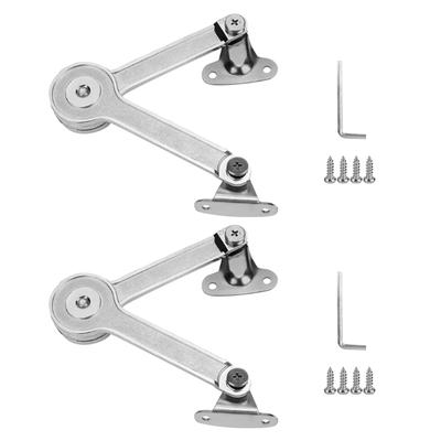 Heavy Duty Hinge with Soft Close Folding Lid Stay Hinge for Cabinet Kitchen