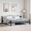 VidaXL Bed Frames Black Metal 200 X 200 Cm