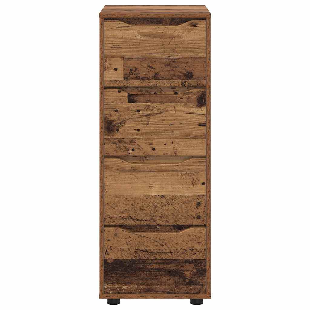 Storage Cabinet Reclaimed Wood Look 40 x 48 x 105 cm Engineered Wood