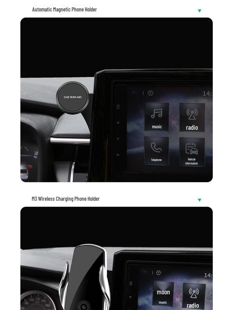 Toyota Asia Lion Ling Shang Car Mount Screen Holder - Interior Decoration Accessory