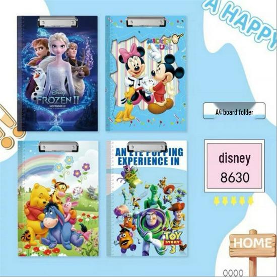 Zootopia A4 Cartoon Clipboard: Cute Student Stationery Folder for Children