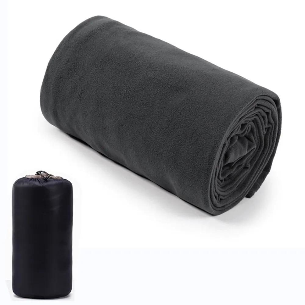 Fleece spací pytel Přenosné ultralehké cestovní prostěradla Polar pro dospělé Outdoor Camping Stan Bed Teplá vložka do spacího pytle
