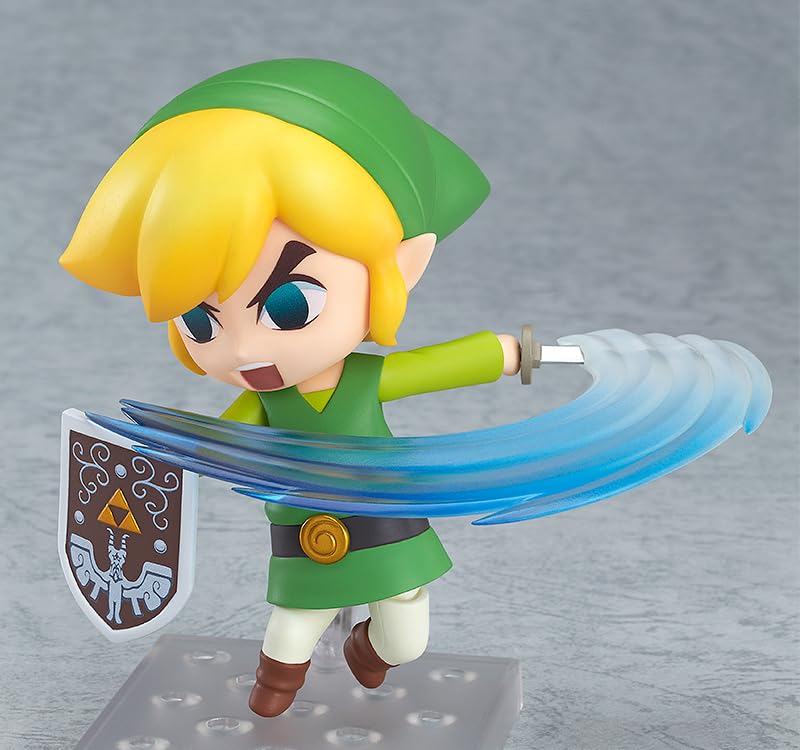 GOOD SMILE COMPANY Nendoroid The Legend of The Wind Waker HD Link Waker Plastic Painted Movable Figure Zelda (Wind Ver.) Non-scale Re-release