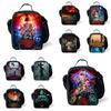 Stranger Things Insulated Lunch Box Bag Durable Oxford Backpack For Outdoor Picnic And Beach With Smooth Zipper