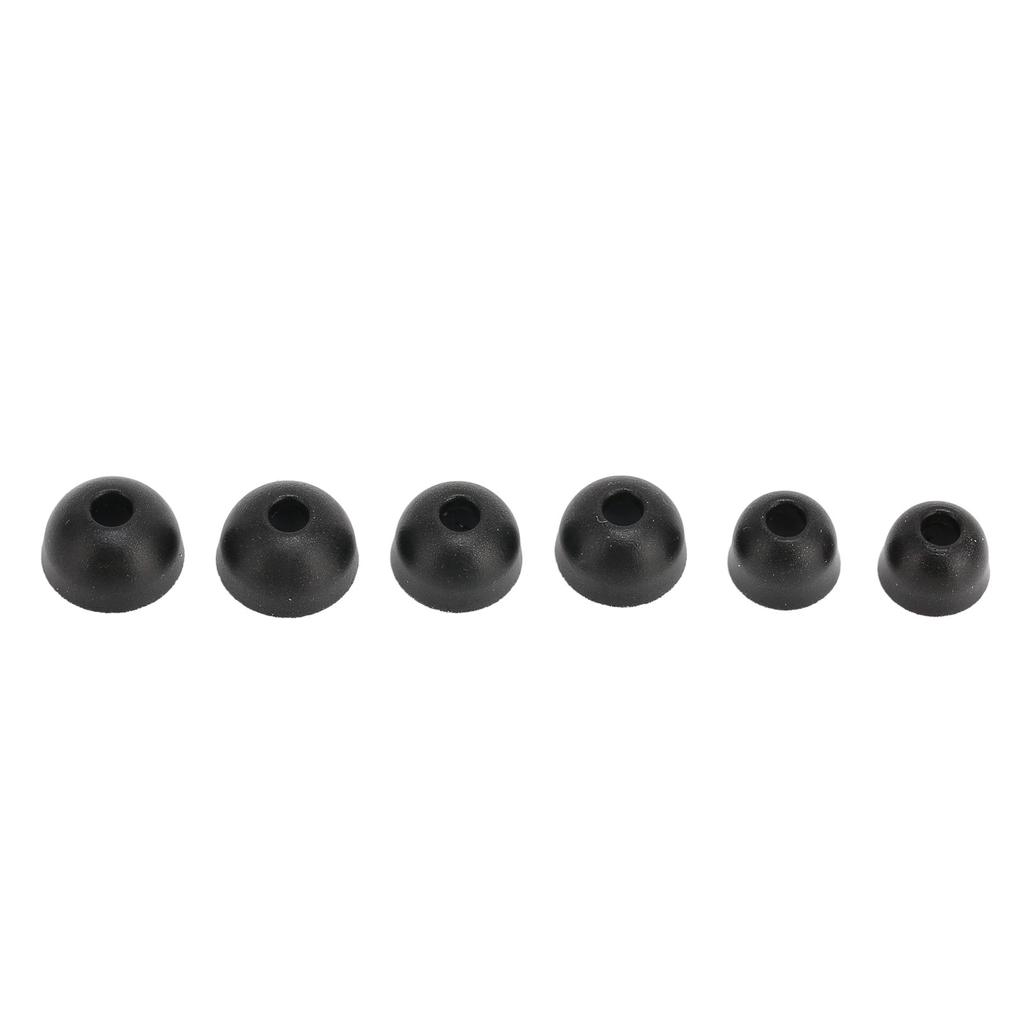 6pcs Eartips Replacement Noise Isolation Soft Professional Foam Ear Tips for Most of Earphones