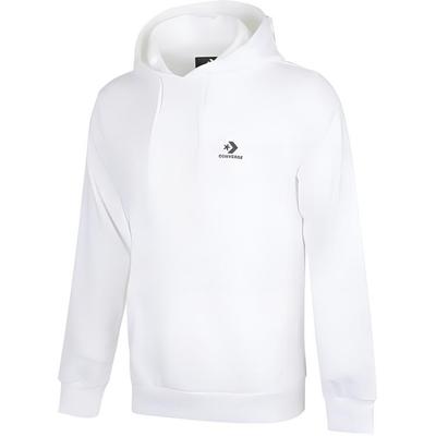 Converse Embroidered Star Chevron Pullover Hoodie FT Asia Sizing 'White' Men's 10020343-A24